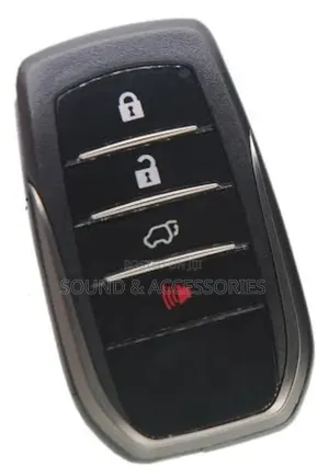Toyota 4 Button Replacement Smart Car Key to Suit Landcruiser, Hilux