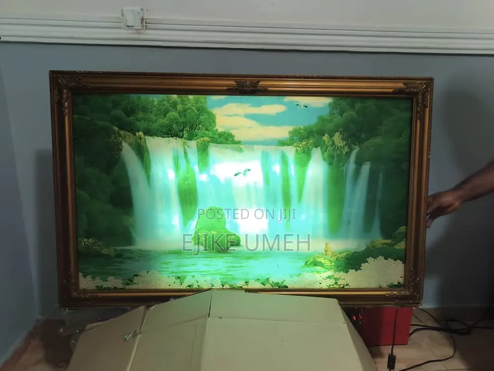 Luxury Antique Electronic Waterfall Wall Art