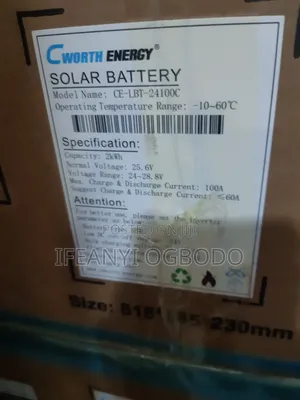 2kwh 24v Solar Battery Cworth