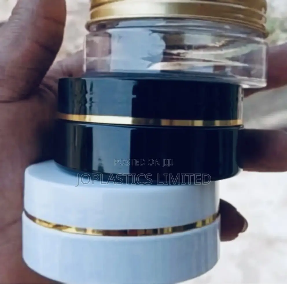Scrub Jar and Face Cream