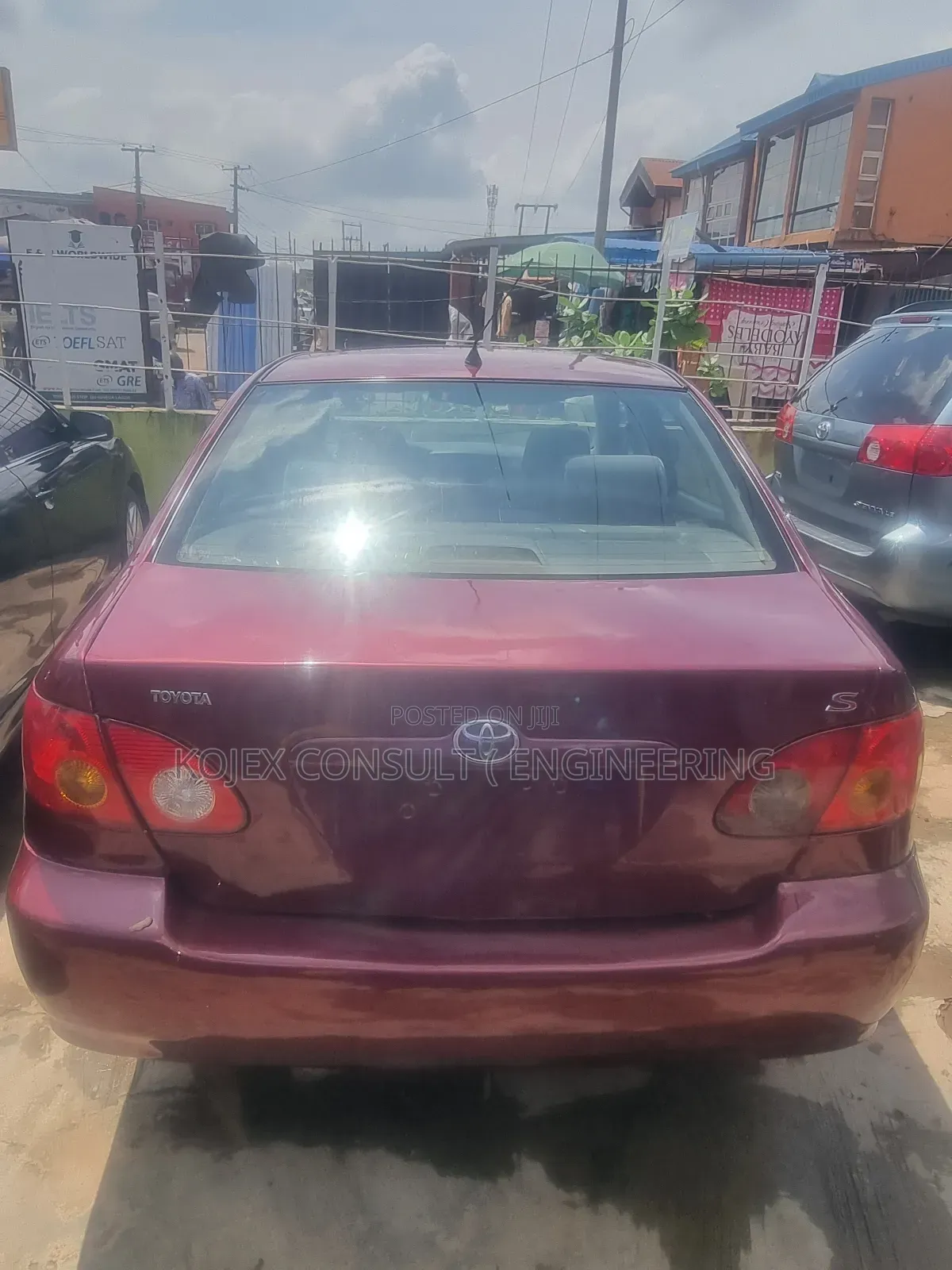 Toyota Corolla Sedan 2003 Red