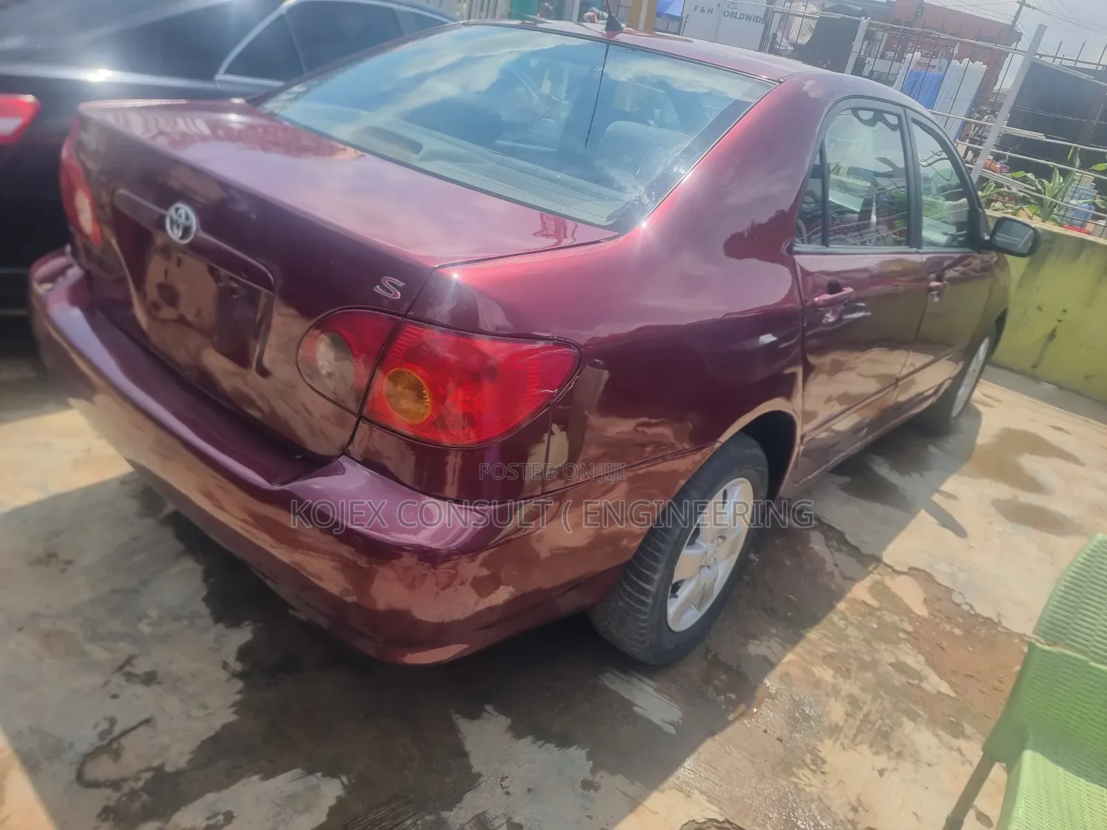 Toyota Corolla Sedan 2003 Red