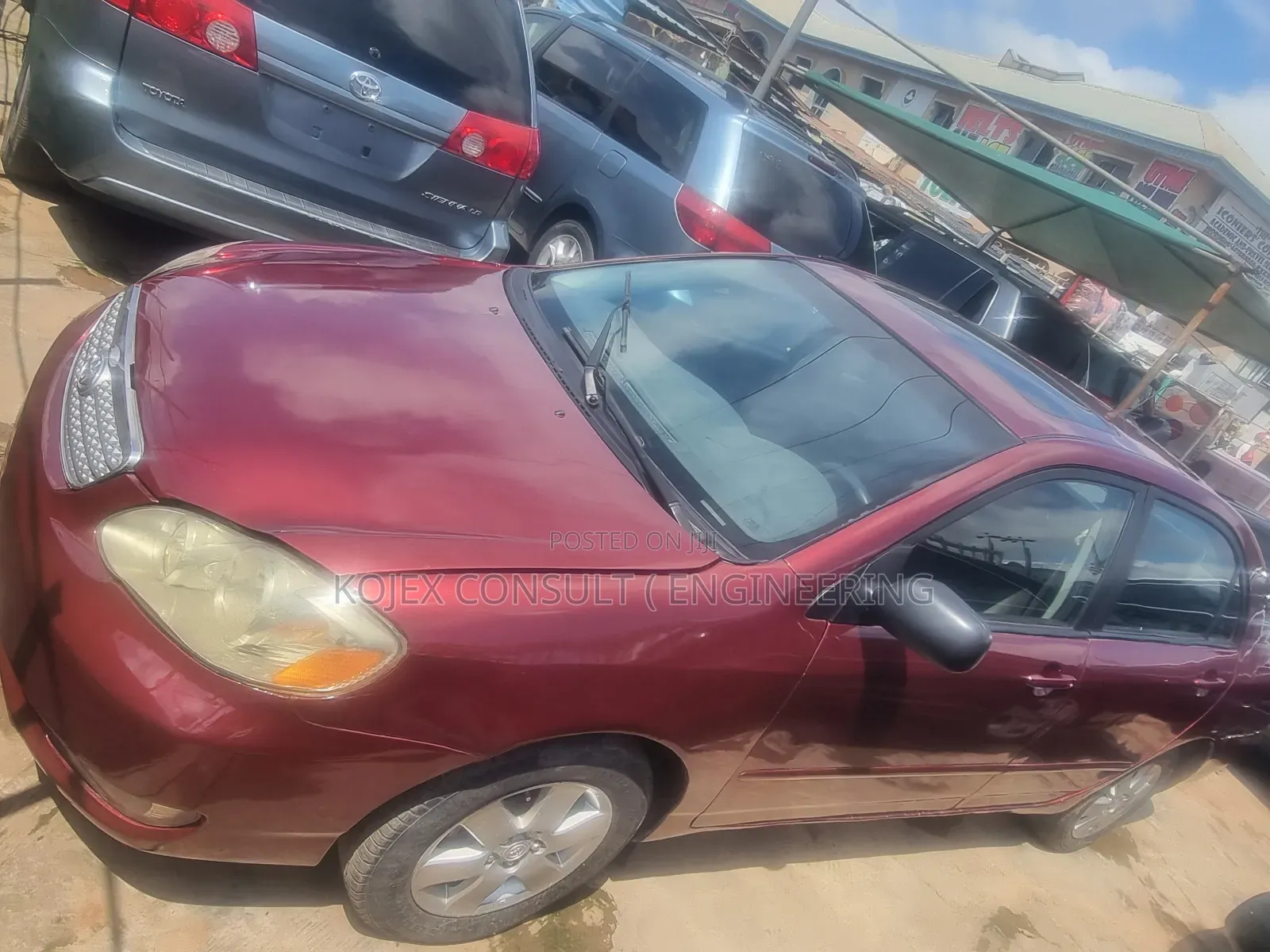Toyota Corolla Sedan 2003 Red