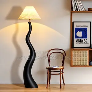Modern Minimalist Pleated Floor Lamp for Bedroom and Living Room