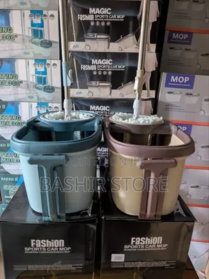 Magic Fashion Sports Car Mop 360° Rotating Spin Mop and Bucket Set.