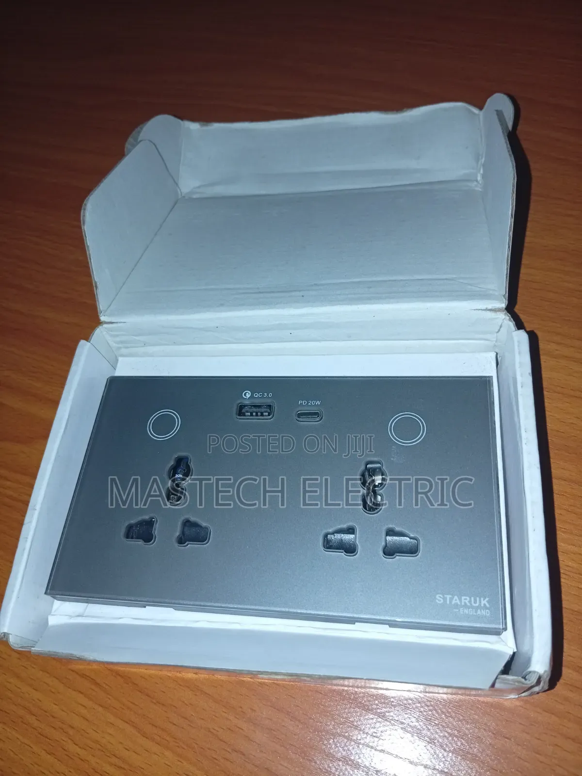 Smart Double Socket — USB, Type-C App Control
