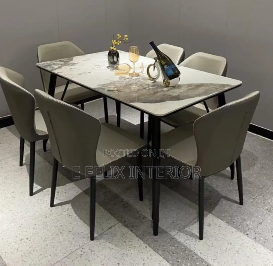 Simple Design 1+6 Dinning Set