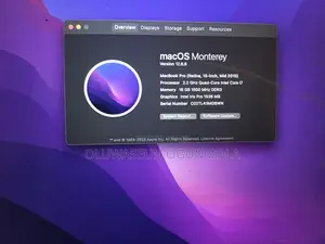Laptop Apple MacBook Pro 2015 16GB Intel Core i7 SSD 256GB