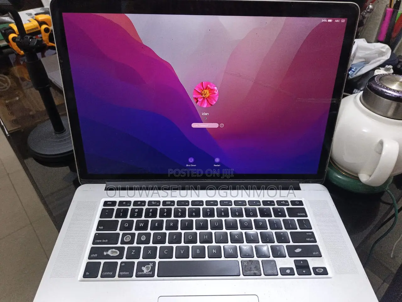 Laptop Apple MacBook Pro 2015 16GB Intel Core i7 SSD 256GB