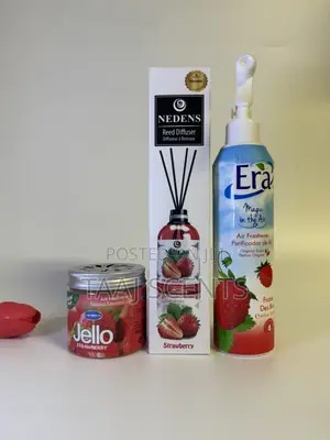 Nedens, Jello and Era Spray (Strawberry Fragrance Combo)
