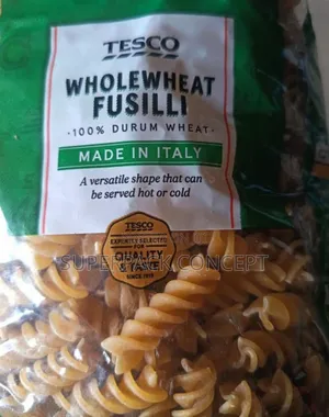 A Carton of Tesco Italian Wholemeal Fusilli/Pasta by 12