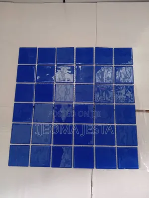 Blue Glass Mosaic for Pools
