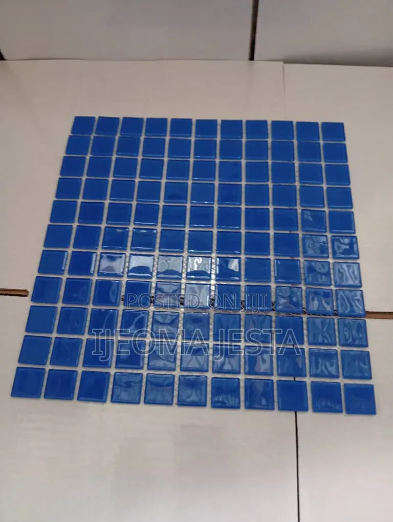 Blue Glass Mosaic for Pools