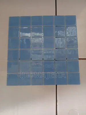 Blue Glass Mosaic for Pools