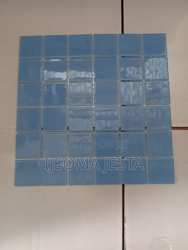 Blue Glass Mosaic for Pools