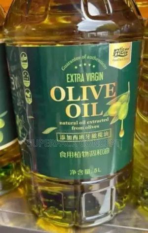 A Carton of 5Litres Original Extra Virgin Olive Oil by 4