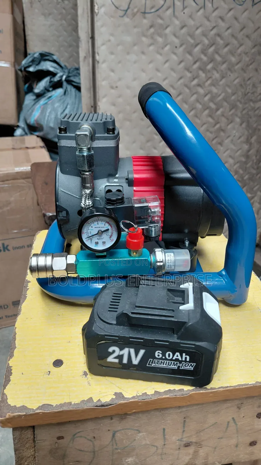21 Volt Battery Air Compressor Machine