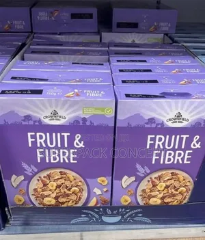 A Carton of CROWNFIELD FRUIT FIBRE by 12