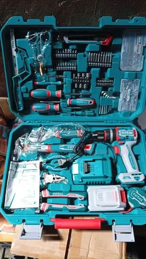 TOTAL 20V Cordless Drill Tool Set – Complete 100+ Piece Kit