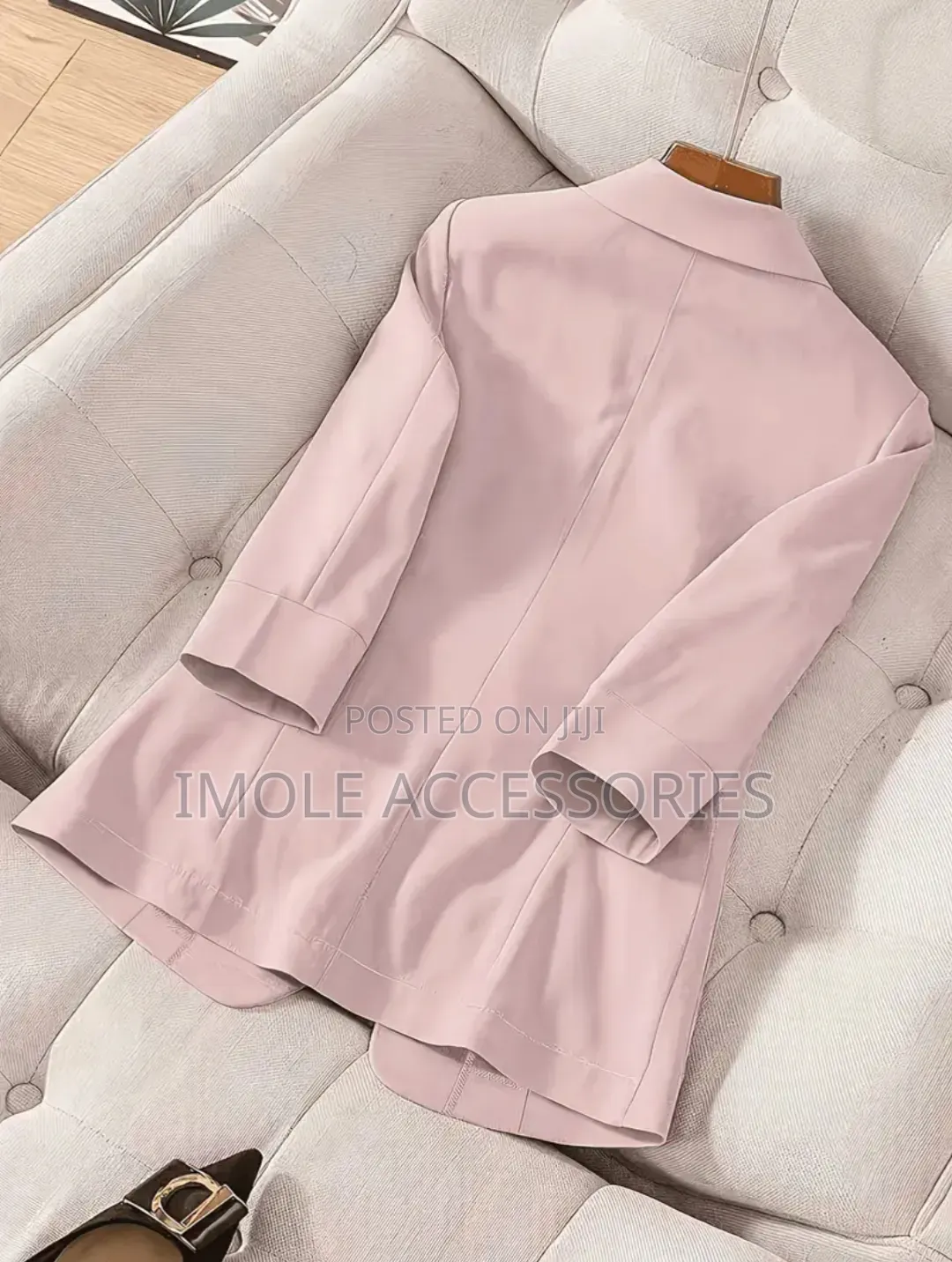 Women Elegant Blazer- Pink