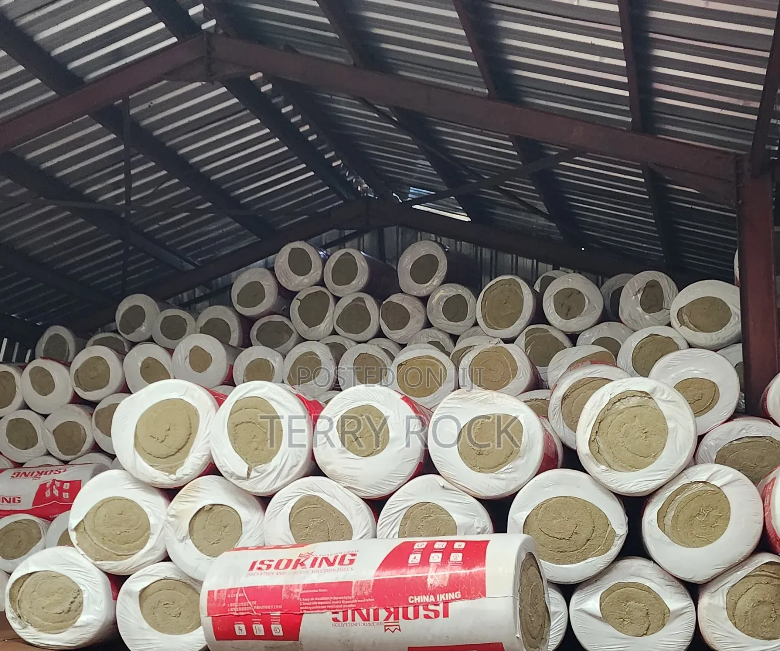 Rockwool and Pipe Sections