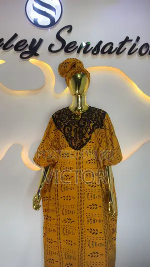 Brand New Ready-to-Wear Ankara Bubu Dress-Premium Cotton(Ph/Oyigb)