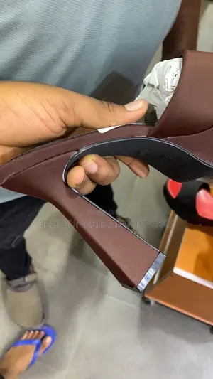 Balanced Slippers Block Heel