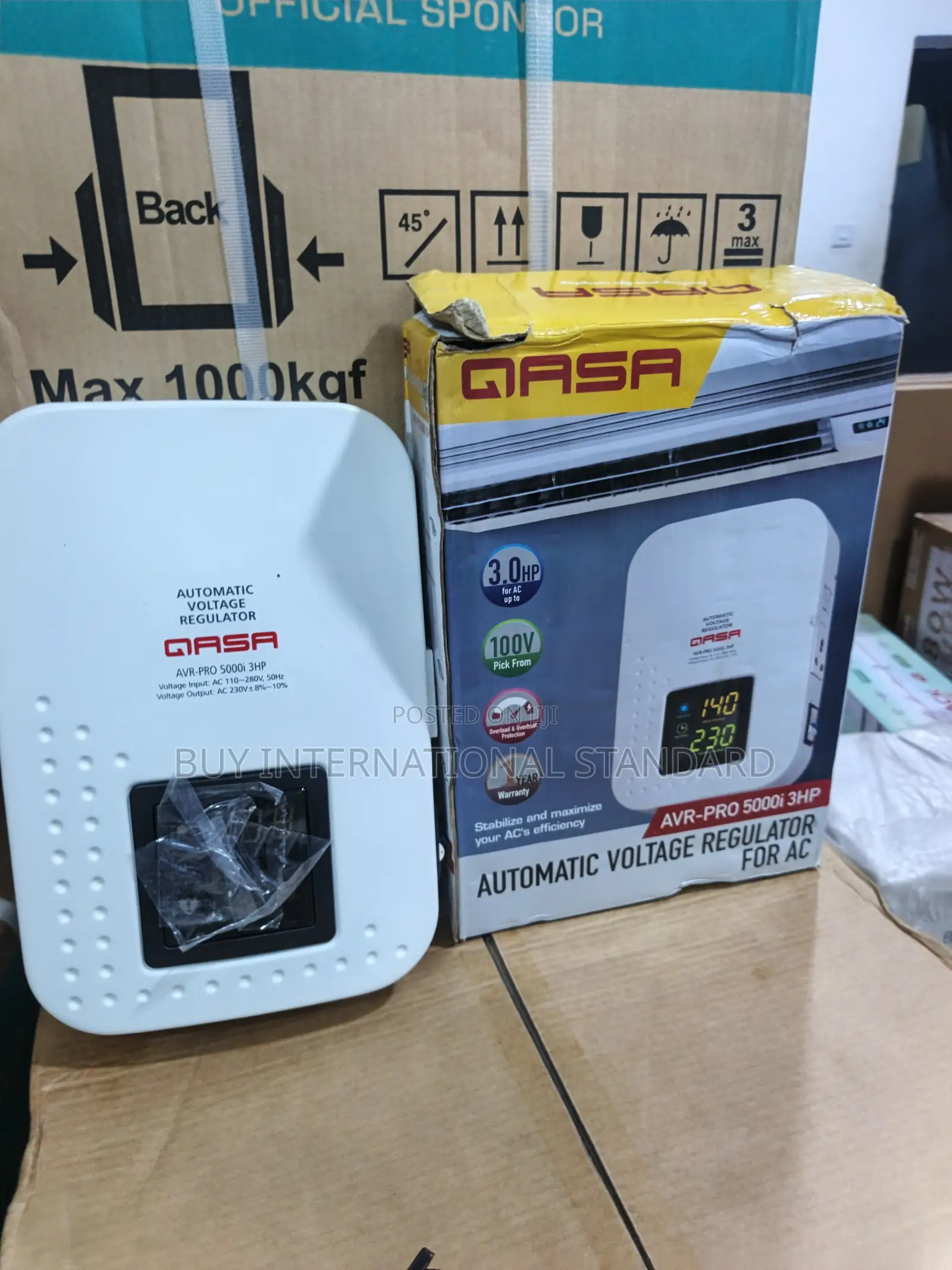 Qasa 5kva High Capacity Wall Mounted Stabilizer