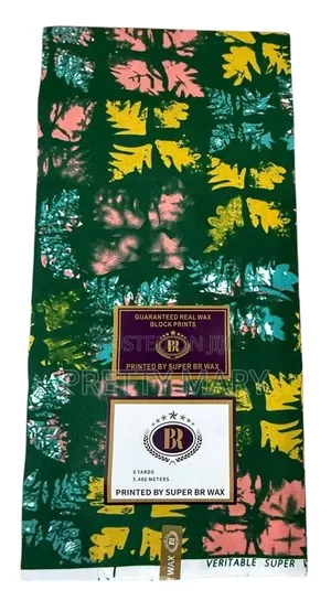 Green Super BR WAX Ankara Fabric