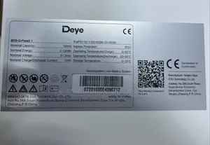 5kwh Deye Bos G Lithium Battery