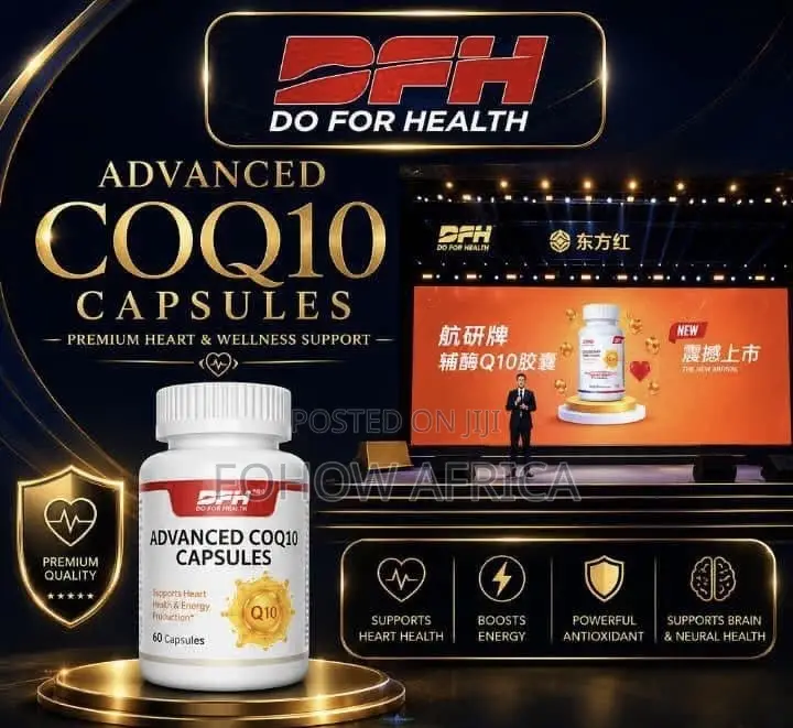DFH Advanced CoQ10 Capsules - Premium Heart Wellness Support