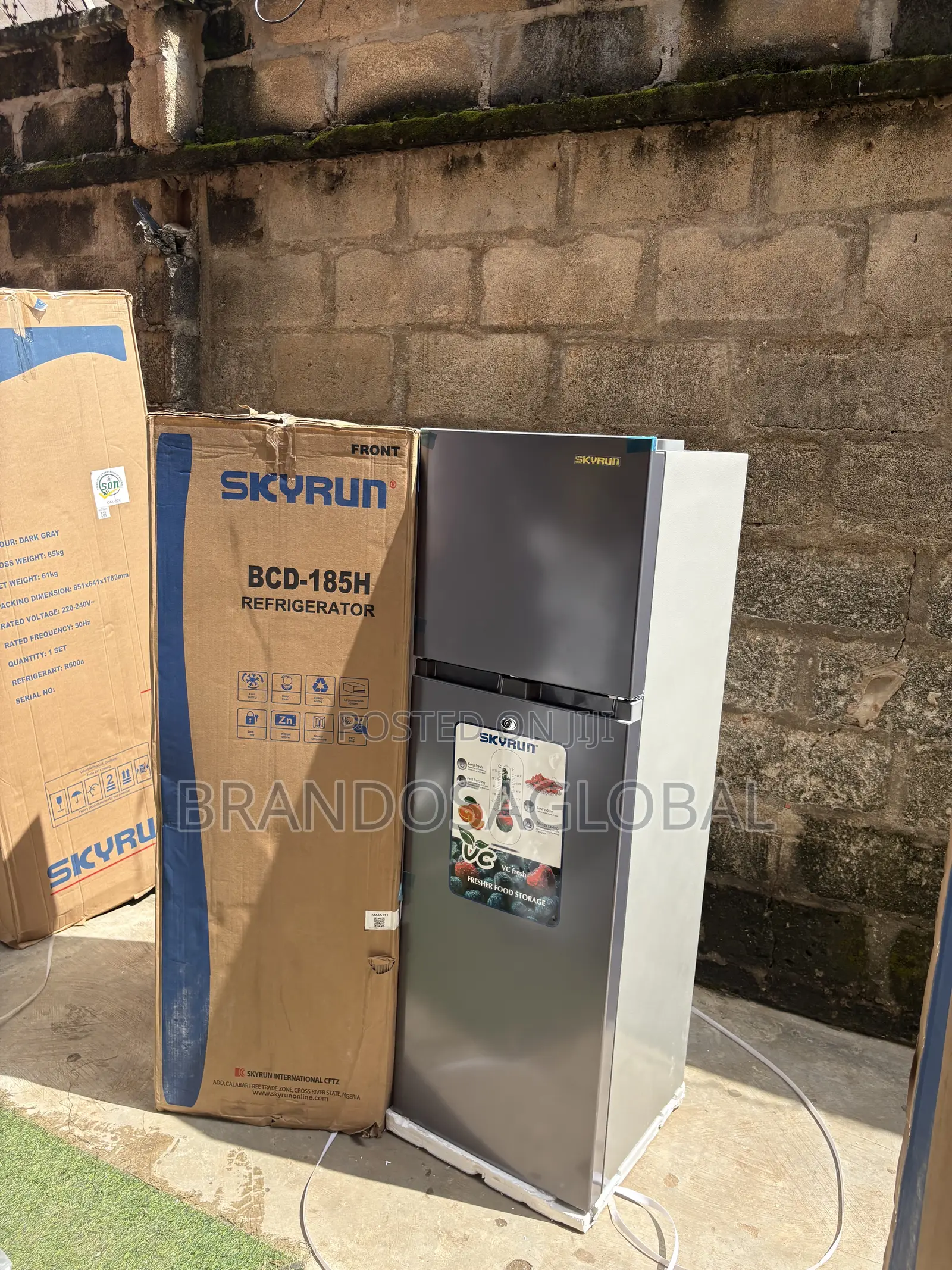 Skyrun BCD-185H Practical Home Refrigerator