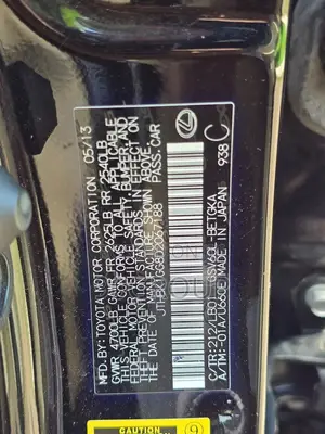 Lexus ES 350 FWD 2013 Black