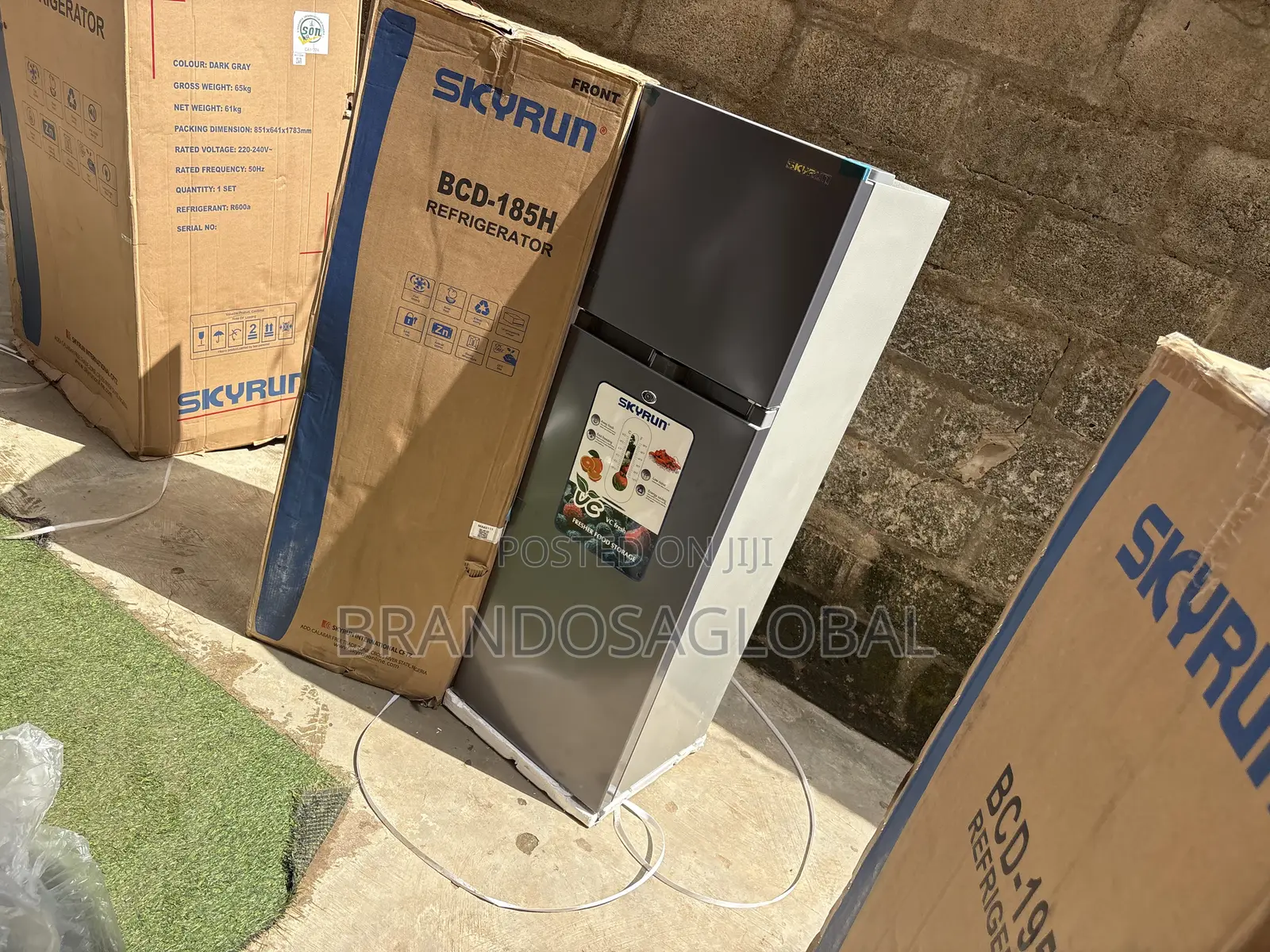 Skyrun BCD-185H Family Kitchen Fridge