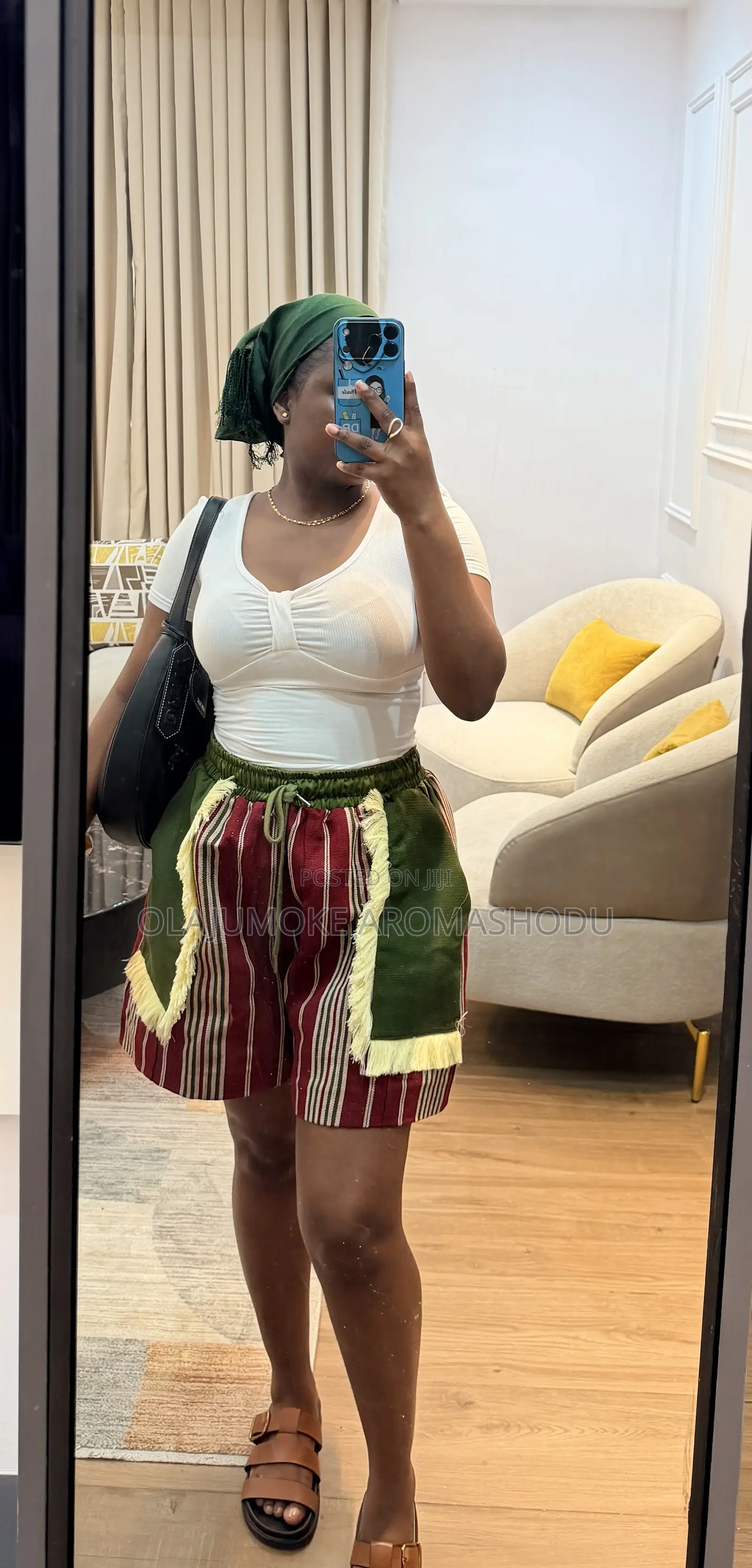 Aso Oke Shorts