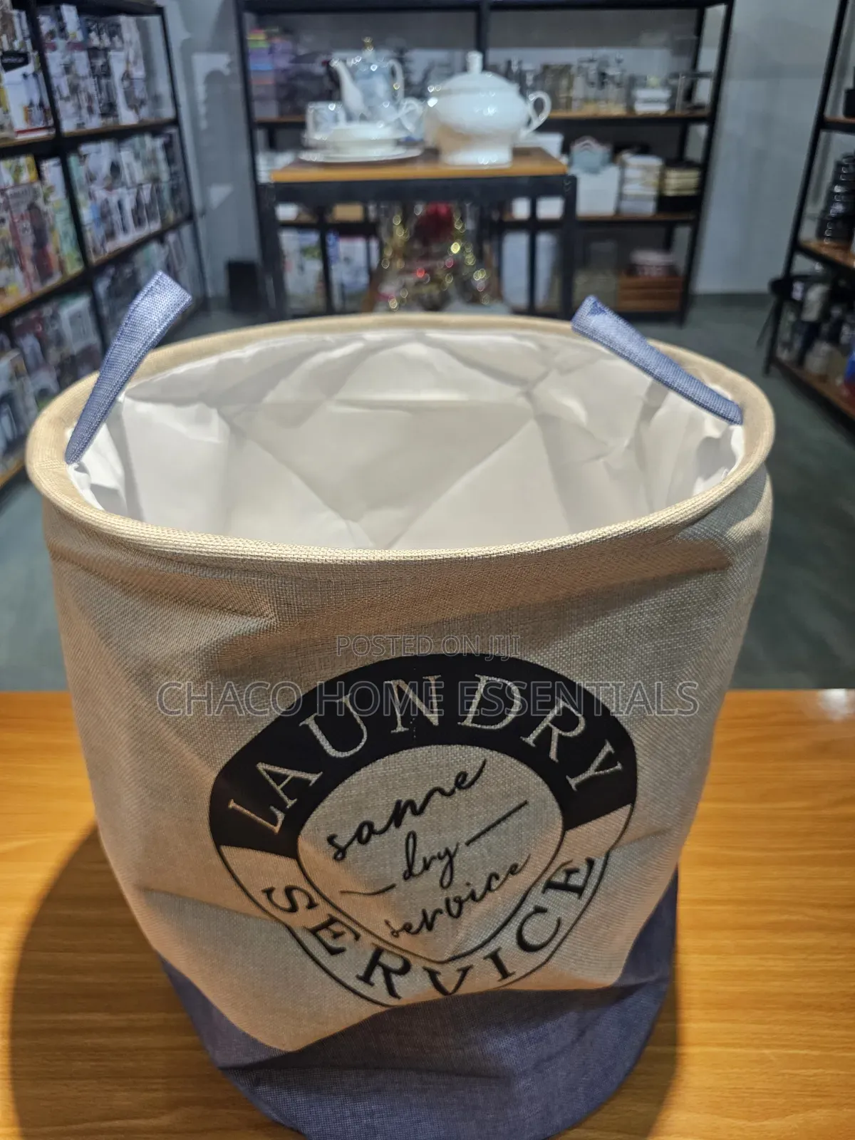 Foldable Fabric Laundry Basket / Storage Hamper