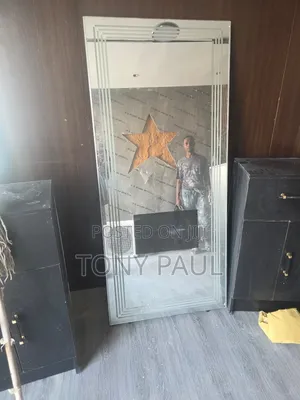 Salon Mirror With TV