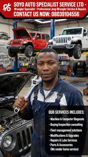 Jeep Wrangler Repairs and Services.