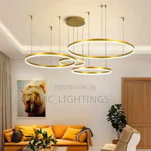 Modern Led Chandelier Rings Home Lighting for Living Room Bedroom Lamp