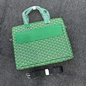 High Quality Luxury Goyarb Genuine Leather Laptop Bag
