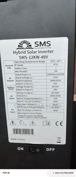 12kw SMS Hybrid Inverter
