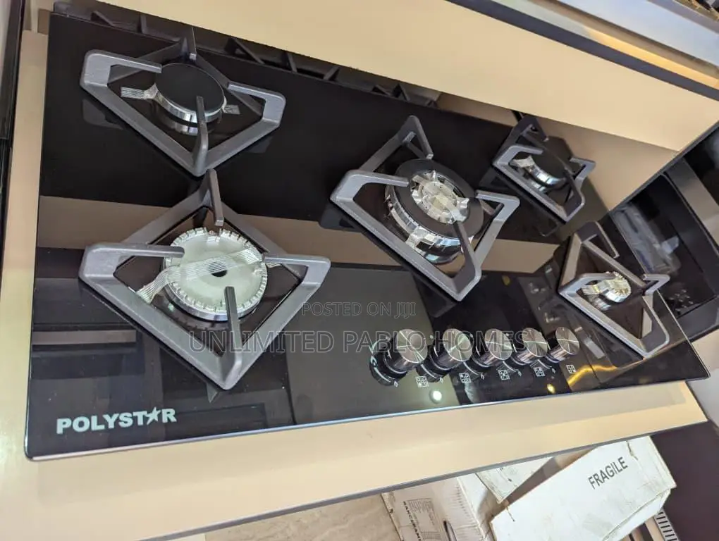 Polyester 5 Tempered Burner Glass