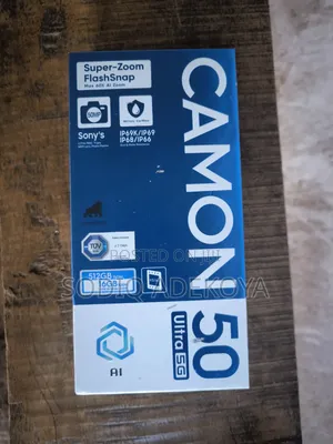 New Tecno Camon 50 Ultra 512 GB Orange
