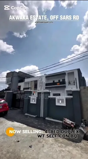 Furnished 4bdrm Duplex in Akwaka Estate, Obio-Akpor for sale