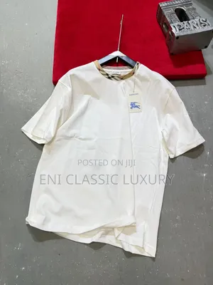 Top Notch Luxury Men's Round Neck Burberry Best Quality Well Banded