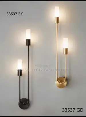 Nordic Luxury LED Wall Lamp Modern Minimalist Black Gold Creative