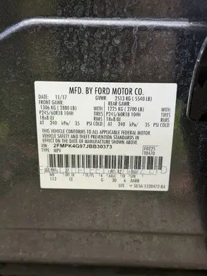 Ford Edge 2018 Gray