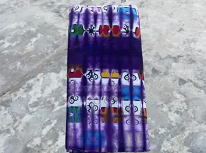 Purple Adire Fabric – Traditional African Print Material