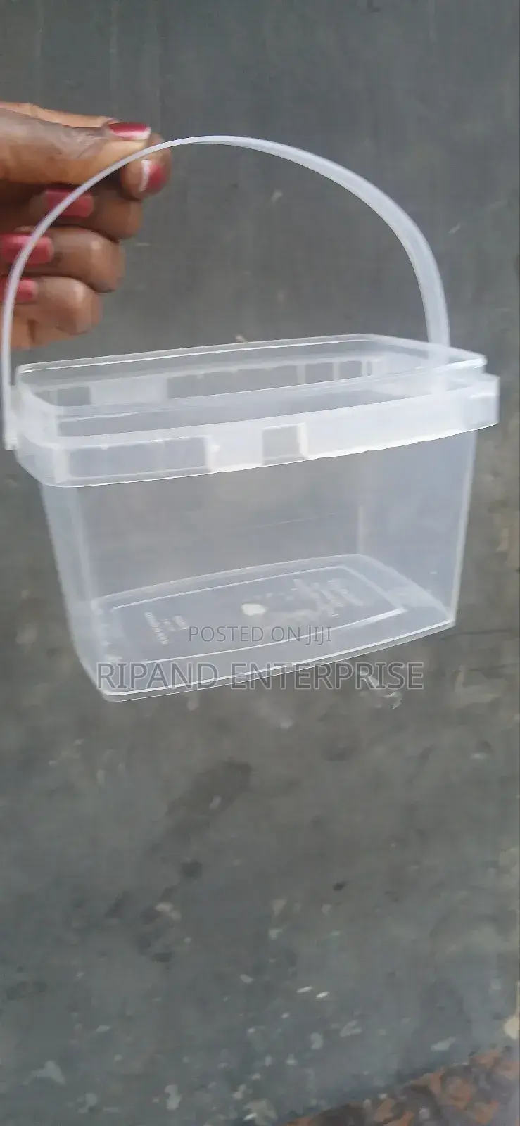 1.2Litres Rectangular Shape Buckets