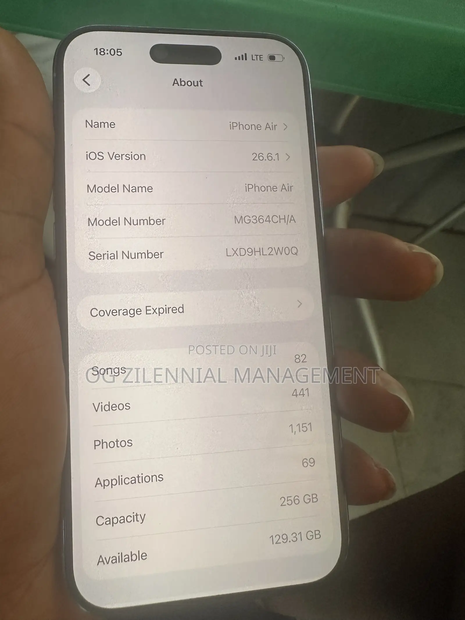 Apple iPhone Air 256 GB White